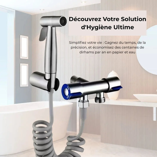 Douchette WC Inox Brossé - L'Hygiène Totale, La Qualité Qui Dure