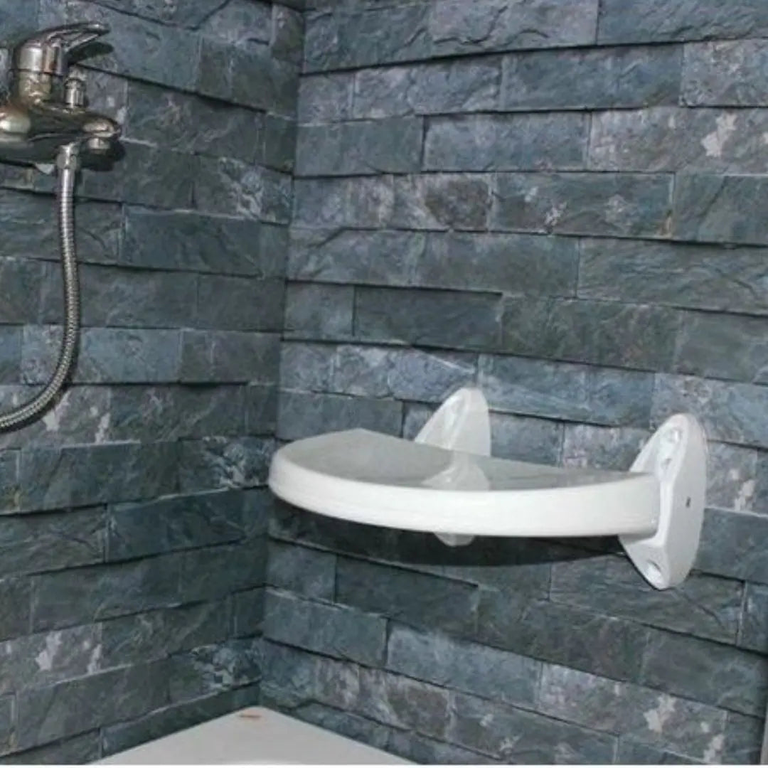 Chaise de douche murale rabattable 120 kg – Sécurité, dignité et confort au quotidien