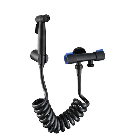 Douchette Hygiénique Noir Mat - L'Élégance Discrète au Service de Votre Pureté