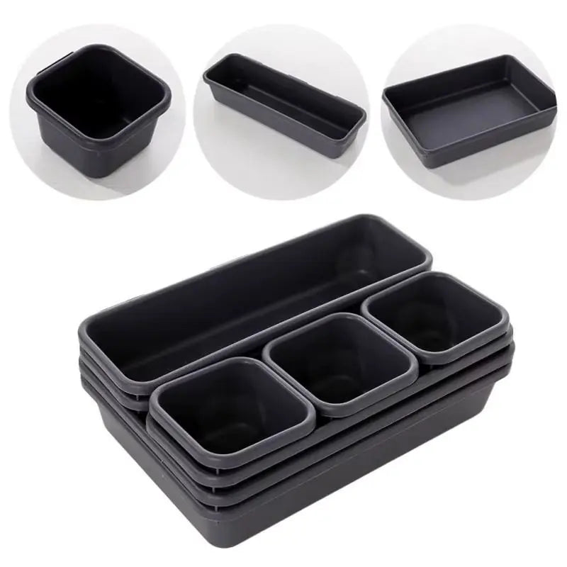 Organisateur de Tiroirs de Bureau - Lot de 8 Pièces | Rangement Modulable et Pratique