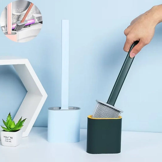 Brosse de Toilette Murale en Silicone