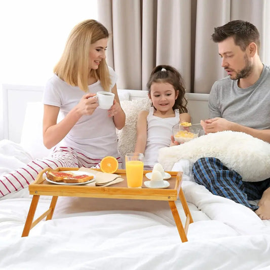 Plateau de Service en Bambou Pliable