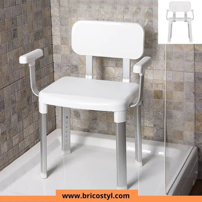 Tabouret de Bain Ergonomique AquaComfort™ – Sécurité, Confort et Polyvalence